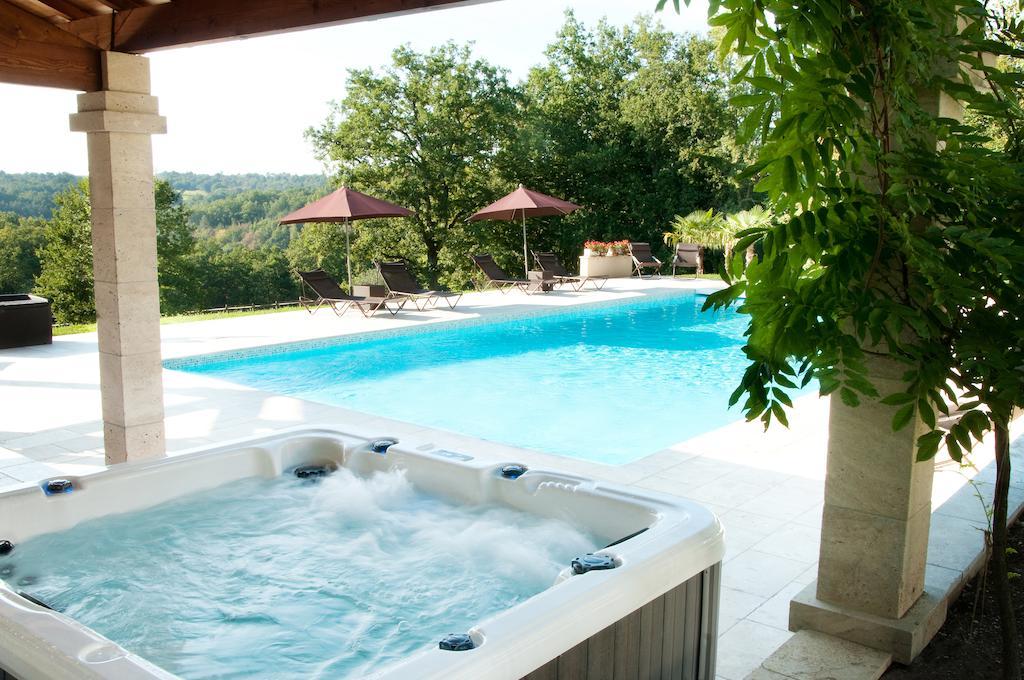Hotel Domaine De La Fauconnie Campsegret Zewnętrze zdjęcie